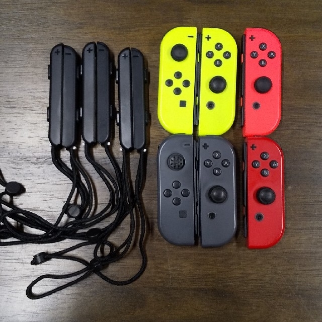 Switch ジョイコン ジャンク品 左2個、右4個、その他付属品3セット