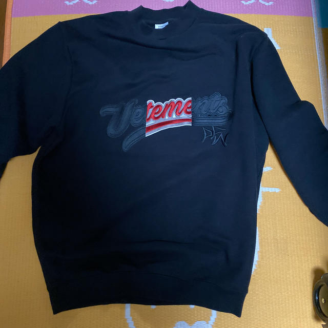 一部予約販売】 VETEMENTS 17AWベースボールロゴオーバーサイズ