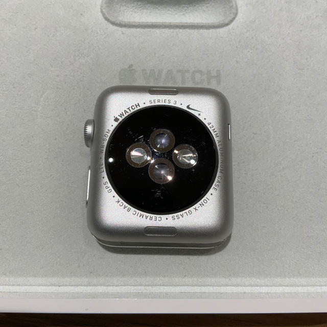 Apple Watch(アップルウォッチ)の(純正品)Apple Watch series3 セルラー 42mm  NIKE メンズの時計(腕時計(デジタル))の商品写真