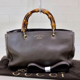 グッチ(Gucci)の人気モデル☆バンブーの2way ハンドバッグ☆(ハンドバッグ)