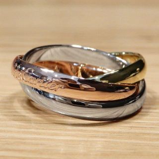 カルティエ(Cartier)の新品同様 カルティエ トリニティ リング スリーカラーゴールド 指輪(リング(指輪))