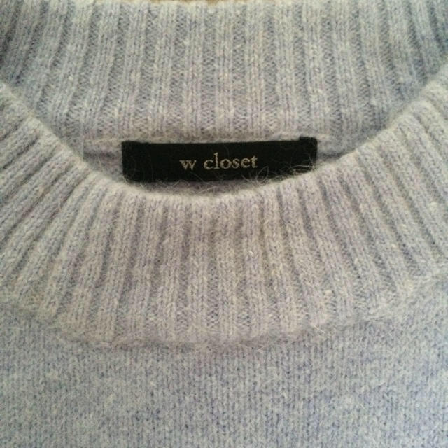 w closet(ダブルクローゼット)のw closet アンゴラニット レディースのトップス(ニット/セーター)の商品写真