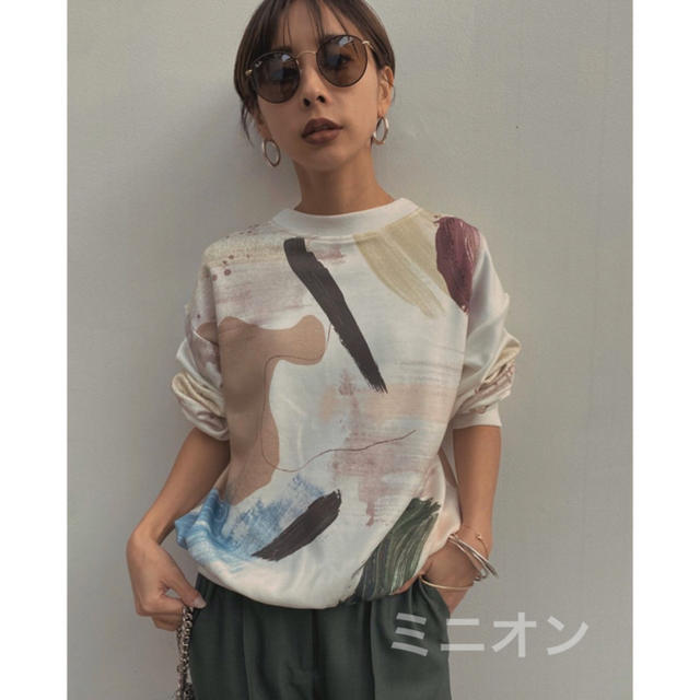 トレーナー/スウェットAmeriVINTAGE MARY PAINTING SWEAT