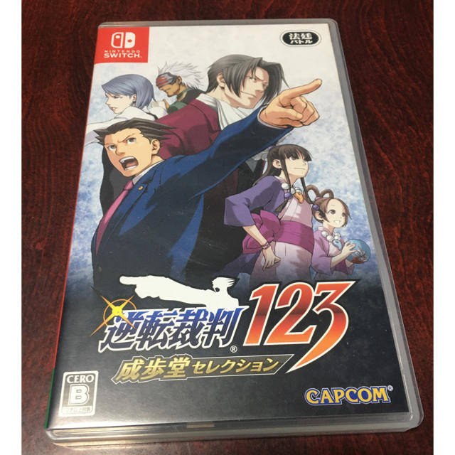 Nintendo Switch(ニンテンドースイッチ)のSwitch  逆転裁判123 成歩堂セレクション エンタメ/ホビーのゲームソフト/ゲーム機本体(携帯用ゲームソフト)の商品写真