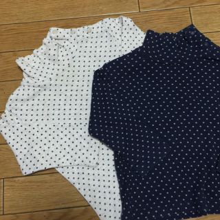 ユニクロ(UNIQLO)のUNIQLO***80タートルＴ２枚(Ｔシャツ)