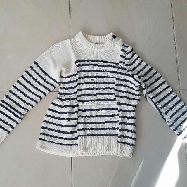 sacai サカイ ボーダーニットセーター 2 sacai サカイ ボーダーニットセーター 2
