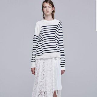 sacai ボーダーニット