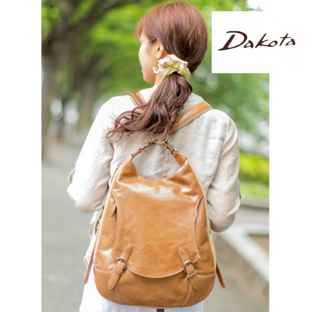 【極美品】DAKOTA ダコタ リュック オーリオ 2way レザー ブラック