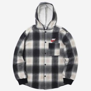 シュプリーム(Supreme)のsupreme nike plaid hooded sweatshirt(パーカー)