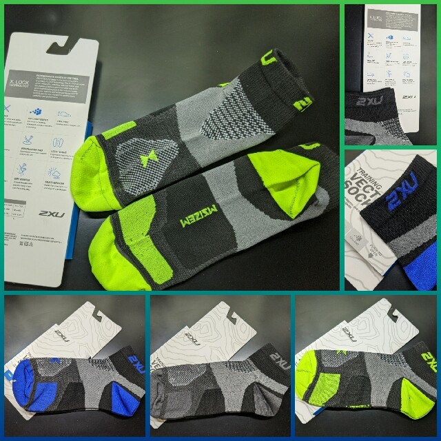 2XU(ツータイムズユー)の2xu ランニングソックス 3足セット 新品 Vectorsocks  スポーツ/アウトドアのランニング(ウェア)の商品写真