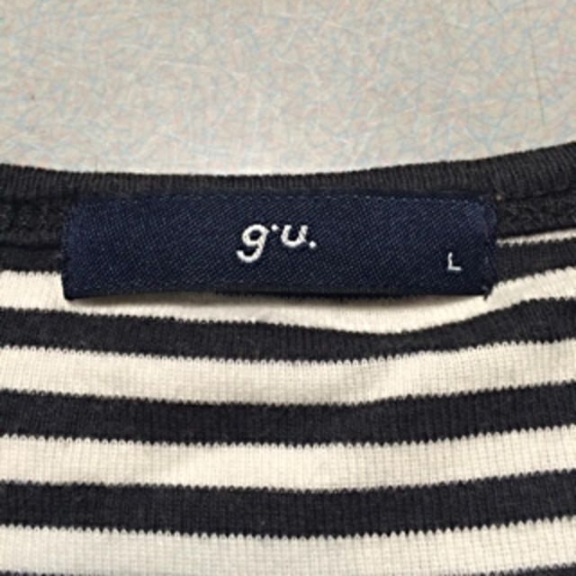 GU(ジーユー)の数回着用♡g.u♡ボーダートップス レディースのトップス(Tシャツ(長袖/七分))の商品写真