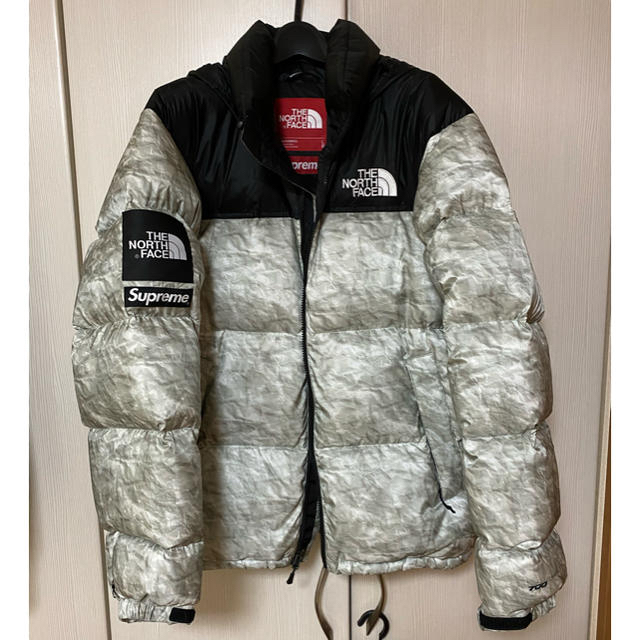 L supreme north face PAPER NUPTSE JACKET - ダウンジャケット