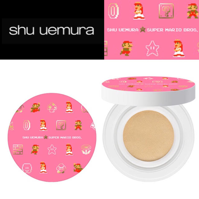 shu uemura(シュウウエムラ)の未使用 shu uemura x SUPER MARIO コンパクトケース🍑 コスメ/美容のメイク道具/ケアグッズ(その他)の商品写真