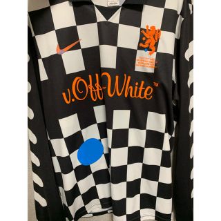 オフホワイト(OFF-WHITE)の[Mサイズ] OFF-WHITE × NIKE サッカージャージー(Tシャツ/カットソー(七分/長袖))