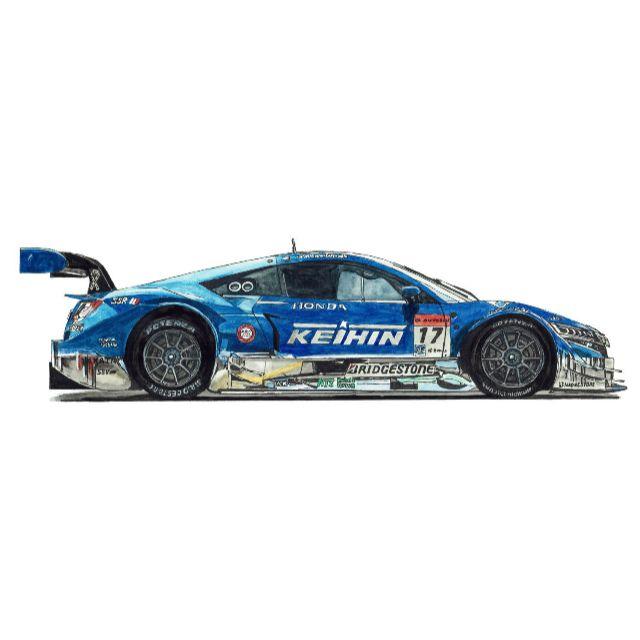 NC-358 KEIHIN NSX GT限定版画 直筆サイン額装●作家平右ヱ門 2