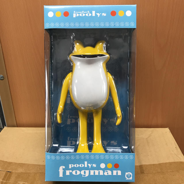 プーリーズ フロッグマン   イエロー かえる レア商品！！ エンタメ/ホビーのフィギュア(その他)の商品写真