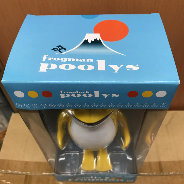 プーリーズ フロッグマン   イエロー かえる レア商品！！ エンタメ/ホビーのフィギュア(その他)の商品写真