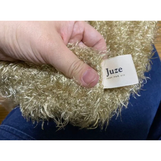 Juze(ジュゼ)のベージュモコモコスヌード レディースのファッション小物(スヌード)の商品写真