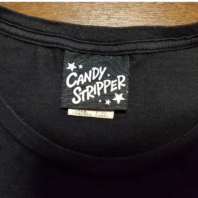 Candy Stripper(キャンディーストリッパー)のcandy stripper 半袖Tシャツ レディースのワンピース(ミニワンピース)の商品写真