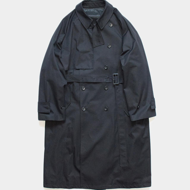 stein 19aw lay oversized overlap coat