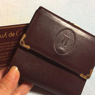 カルティエ(Cartier)の【ダメージあり】カルティエ  折り財布(財布)