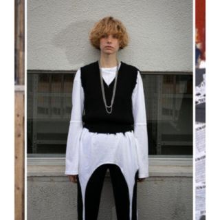 perverze パーバーズ ニットベストの通販 by n.|ラクマ