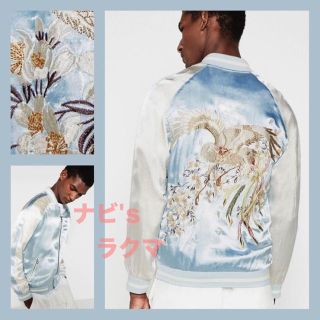 zara ザラ スカジャン 和柄 鳳凰 Mサイズ