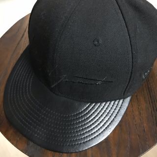 ヨウジヤマモト(Yohji Yamamoto)のKD様専用　YOHJI YAMAMOTO NEW ERA レザー　キャップ(キャップ)