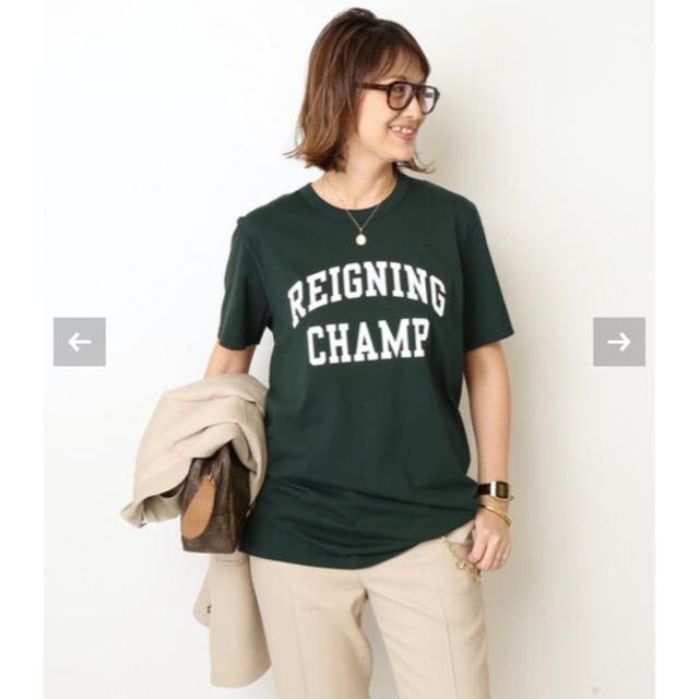 DEUXIEME CLASSE(ドゥーズィエムクラス)のDeuxieme Classe ★REIGNING CHAMPロゴＴシャツ★ レディースのトップス(Tシャツ(半袖/袖なし))の商品写真