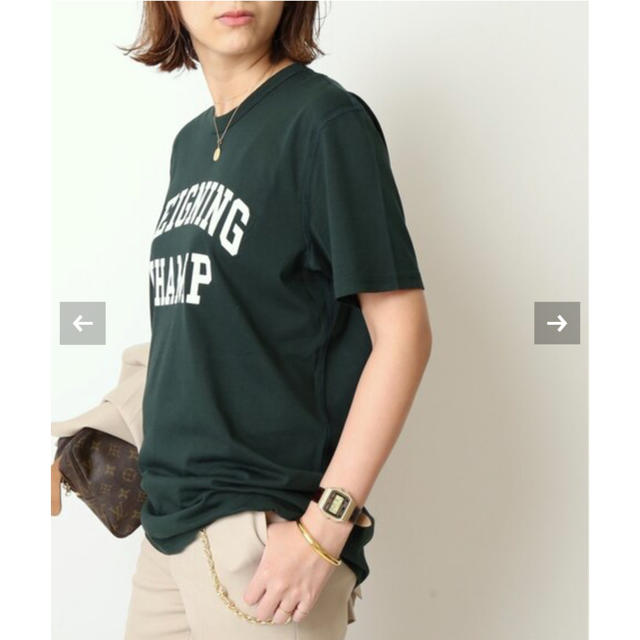 DEUXIEME CLASSE(ドゥーズィエムクラス)のDeuxieme Classe ★REIGNING CHAMPロゴＴシャツ★ レディースのトップス(Tシャツ(半袖/袖なし))の商品写真