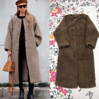 ルームサンマルロクコンテンポラリー(room306 CONTEMPORARY)のroom 306contemporary Over Boa Long Coat(ロングコート)