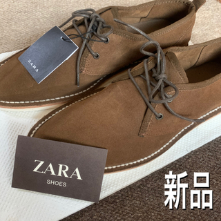 ザラ(ZARA)のZARA メンズ スエード shoes(新品)(ドレス/ビジネス)