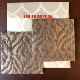 ジムトンプソン(Jim Thompson)のJIM TOMPSON コースター 2枚セット ジムトンプソン(テーブル用品)