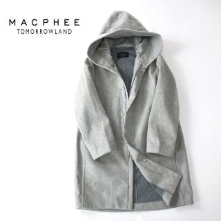 トゥモローランド(TOMORROWLAND)のTOMORROWLAND MACPHEE　カシミヤ混ウール◎フーデットコート(ロングコート)