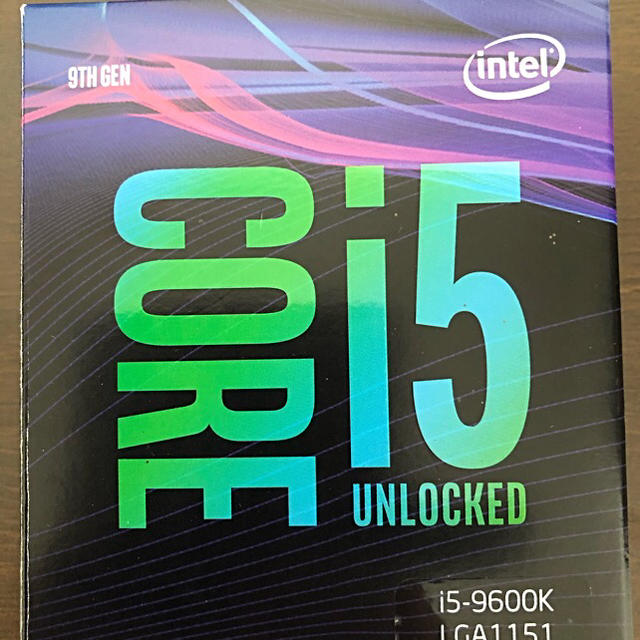 Intel cpu core i5 9600K