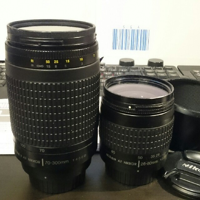 Nikon Fマウントレンズ 標準・望遠の2本セット