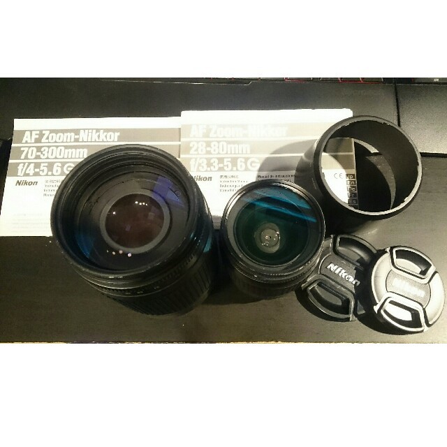 Nikon Fマウントレンズ 標準・望遠の2本セット 1