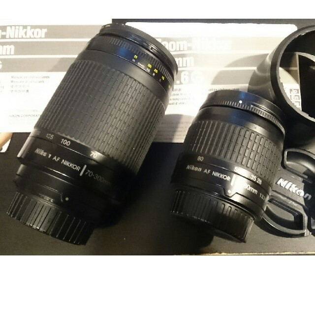 Nikon Fマウントレンズ 標準・望遠の2本セット 3