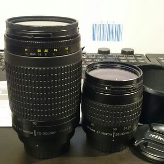 ニコン(Nikon)のNikon Fマウントレンズ 標準・望遠の2本セット(レンズ(ズーム))