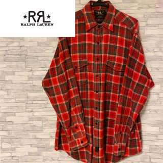 ダブルアールエル(RRL)の【激レア】ラルフローレン　ダブルアールエル　ネルシャツ(シャツ)