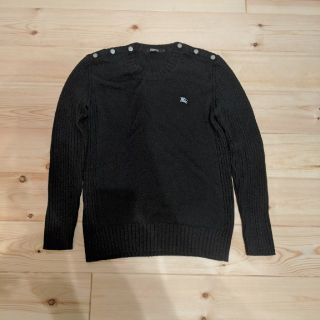 バーバリーブラックレーベル(BURBERRY BLACK LABEL)のバーバリー　ブラックレーベル　セーター　ニット　黒(ニット/セーター)