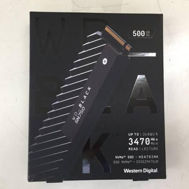 WD Black SN750　500G SSD新品未開封  超合金 RX-93ff νガンダム  