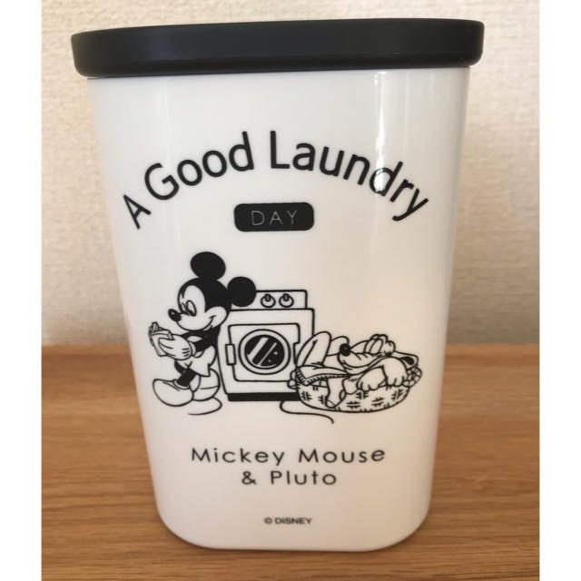 Disney(ディズニー)のミッキー&プルートランドリーキャニスター インテリア/住まい/日用品のキッチン/食器(容器)の商品写真