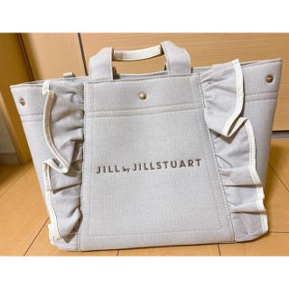 ジルバイジルスチュアート(JILL by JILLSTUART)の♡ フリルキャンバストートバッグ　♡(トートバッグ)