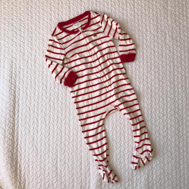 babyGAP(ベビーギャップ)のベビーギャップ  足つきロンパース カバーオール12-18M 80cm キッズ/ベビー/マタニティのベビー服(~85cm)(カバーオール)の商品写真