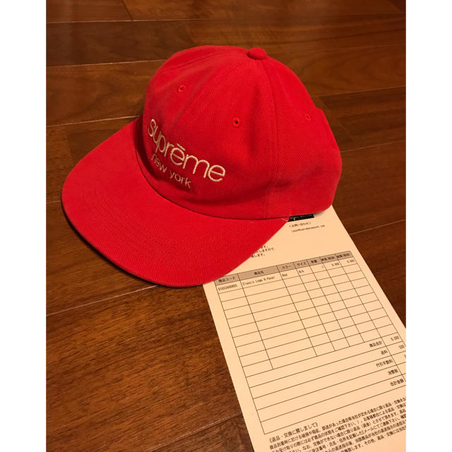 シュプリーム  supreme キャップ　赤