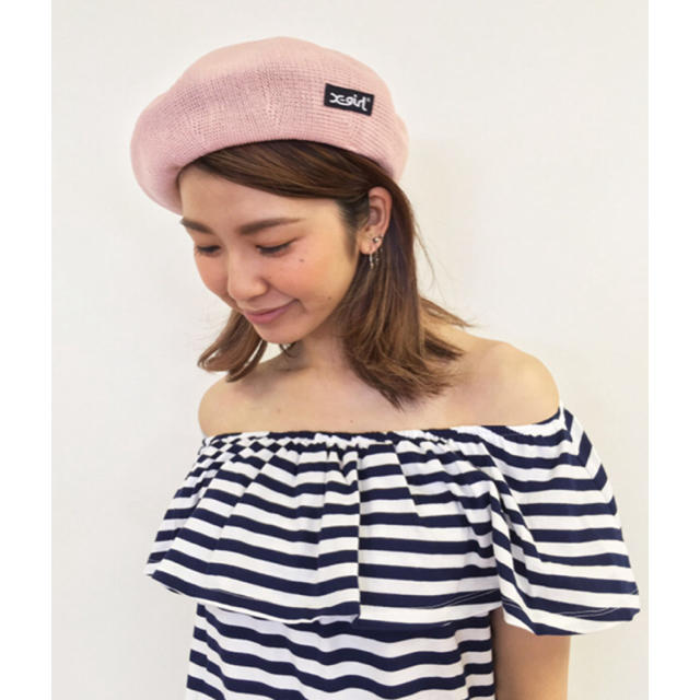 X Girl X Girl ベレー帽 ピンク One Sizeの通販 By スカイブルー S Shop エックスガールならラクマ