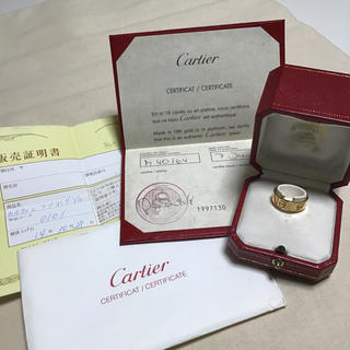 カルティエ(Cartier)のCartier カルティエ ラブリング 750 #52(12号)  YG(リング(指輪))