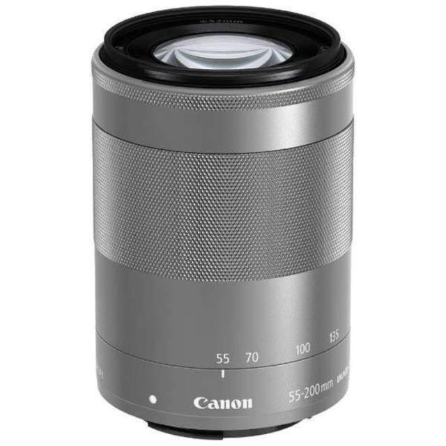 圧倒的 新品未使用Canon EF-M55-200mm F4.5-6.3 IS STM -レンズ(ズーム)