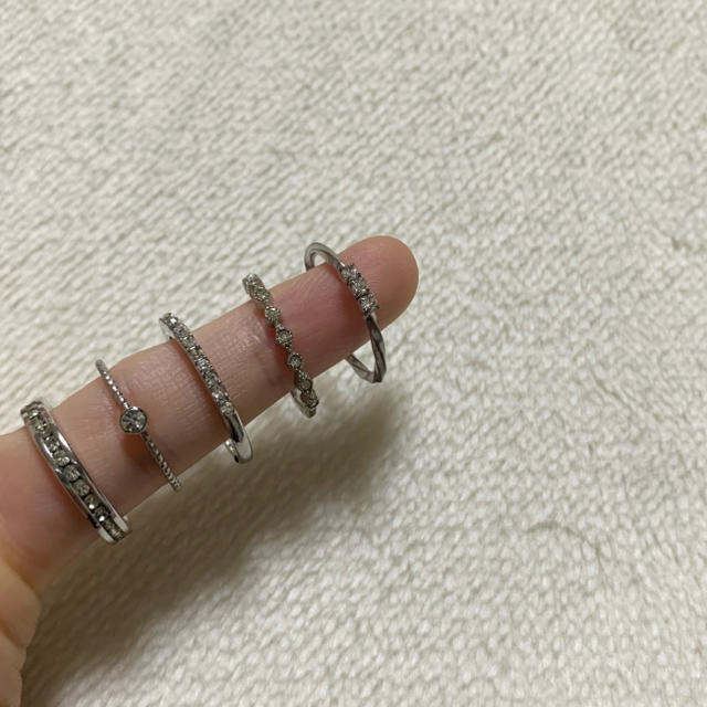 Lochie(ロキエ)のvintage stone ring set 💍 レディースのアクセサリー(リング(指輪))の商品写真